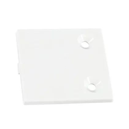 Zaślepka otworu zawiasu do lodówki Electrolux / AEG biała 47 x 52 mm 8090624019