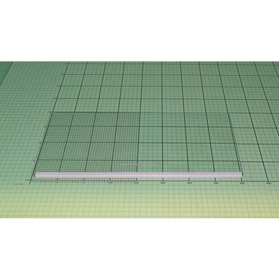 Półka szklana 398x190 mm (1021528)