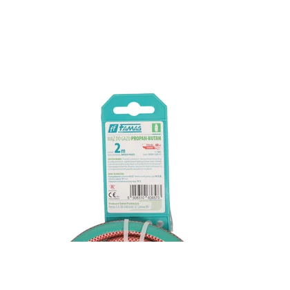 Wąż gazowy Amica 6NPBR1-0200-01 2 m z reduktorem do butli propan-butan 11 kg
