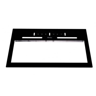 Szyba przednia do okapu Amica czarna 550 x 310 x 6 mm 1044394