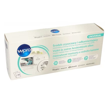 Akcesoria do zmywarek Whirlpool Proszek do odkamieniania pralek i zmywarek Whirlpool / Wpro 600 g 12 saszetek 484000000281 C00316919 484000008813 C00424832