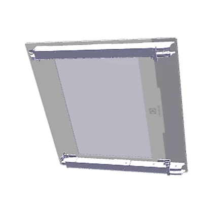 Szyba zewnętrzna drzwi piekarnika Electrolux / AEG biała 466,5 x 384,5 mm 3428434694