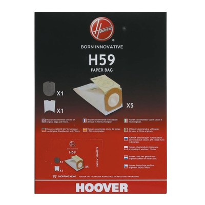 Worki papierowe do odkurzacza Hoover 35600279