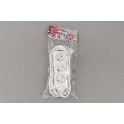 PRZEDŁUŻACZ 3-GNIAZD. 3m B/ UZIEM. (25026)