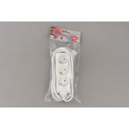 PRZEDŁUŻACZ 3-GNIAZD. 3m B/ UZIEM. (25026)