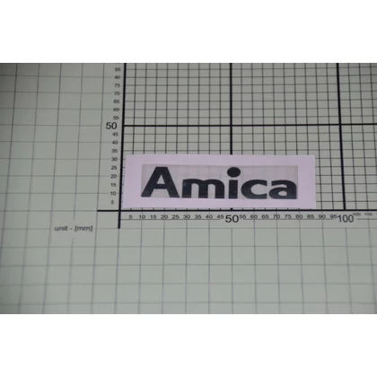 Logo Amica w formie naklejki do urządzeń chłodniczych 70 x 18,8 mm 1035739