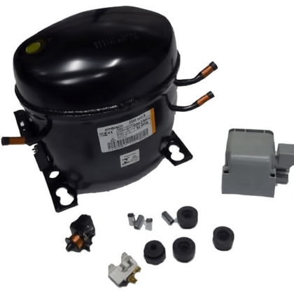 Kompresor do lodówki Ariston / Indesit / Hotpoint / Whirlpool EGAS80HLR 1/4+ HP R134a 195 W C00309925
