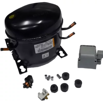 Sprężarki do lodówek Whirlpool Kompresor do lodówki Ariston / Indesit / Hotpoint / Whirlpool EGAS80HLR 1/4+ HP R134a 195 W C00309925