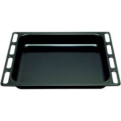 Głęboka taca emaliowana do piekarnika i kuchenki Ariston / Indesit / Hotpoint / Whirlpool czarna 446 x 364 x 56 mm C00098172 482000022808 C00099622