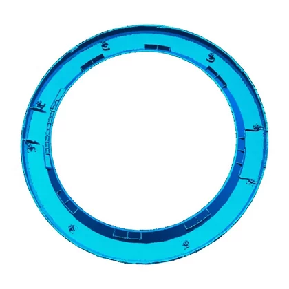 Zewnętrzne obramowanie drzwi pralki Electrolux / AEG chrom 8072236055