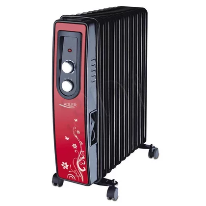 Grzejnik olejowy Adler AD 7803 2000 W czarno-czerwony