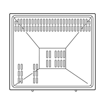 Ściana tylna do kuchenki Electrolux 3532225152