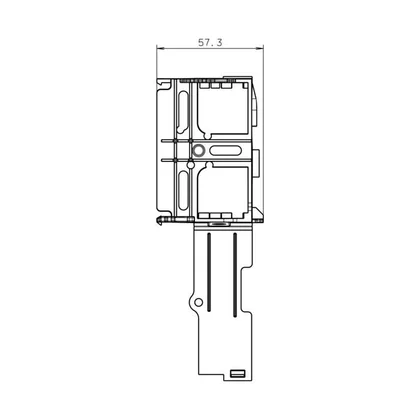 Uchwyt mocowania elektroniki do odkurzacza Electrolux / AEG 1181534023