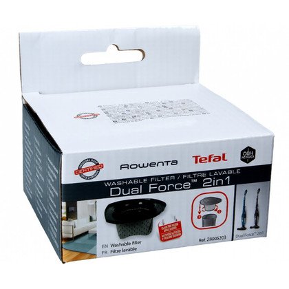 Filtr zmywalny do odkurzacza bezprzewodowego Tefal / Rowenta Dual Force 2 in 1 ZR005203