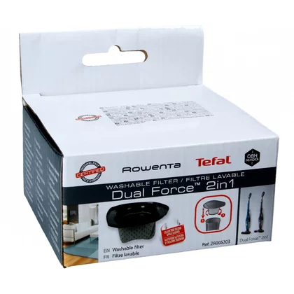 Filtr zmywalny do odkurzacza bezprzewodowego Tefal / Rowenta Dual Force 2 in 1 ZR005203