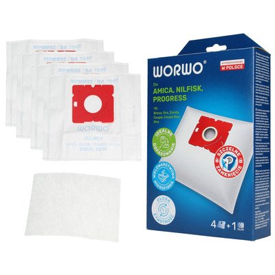 Worki Aeg Smart 366 - 4 szt. + filtr MPMB02K