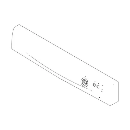 Przyciski i pokrętła do zmywarek Panel kontrolny biały do zmywarki Electrolux / AEG 140002439010