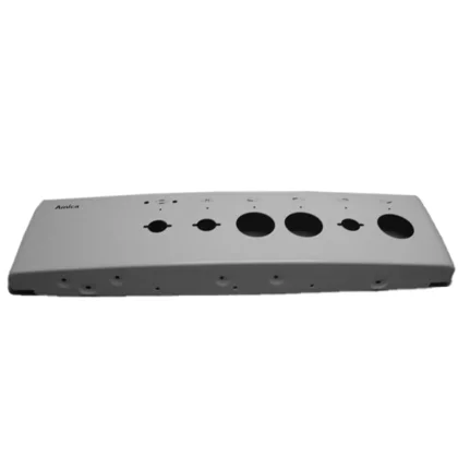 Elementy obudowy Tablica frontowa biała do kuchenki Amica G5E.3+1 z logo Amica 9024668