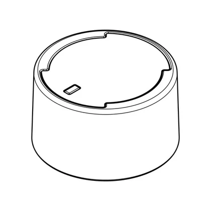 Czarne pokrętło sterujące do płyty grzejnej Electrolux / AEG