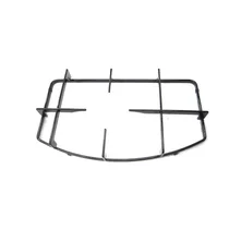 Ruszt przedni lewy do płyty gazowej Ariston / Indesit / Hotpoint / Whirlpool czarny na 1 palnik C00053171 482000074779