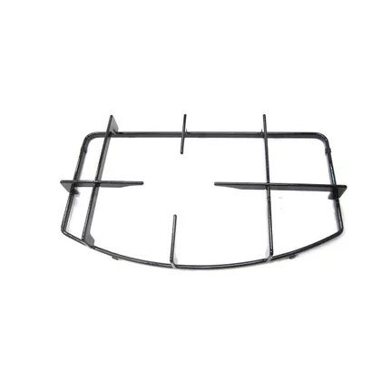 Ruszt przedni lewy do płyty gazowej Ariston / Indesit / Hotpoint / Whirlpool czarny na 1 palnik C00053171 482000074779