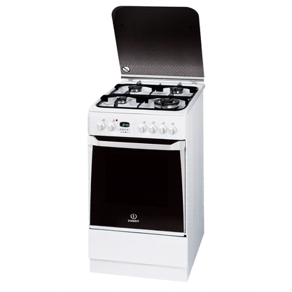 Kuchnia gazowo-elektryczna Indesit KN3G650SA(W)/U S 50 cm