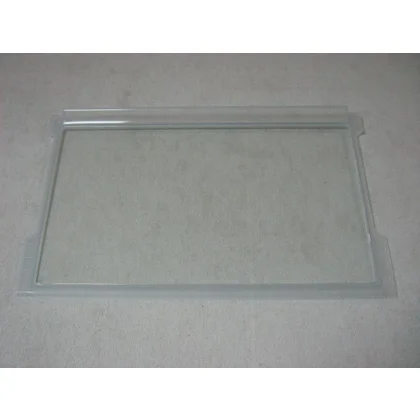 Półki na plastikowe i druciane r Półka szklana z ramkami do lodówki Whirlpool / Indesit / Ariston / Hotpoint 49,5 x 30,5 cm 481245088283 C00313308