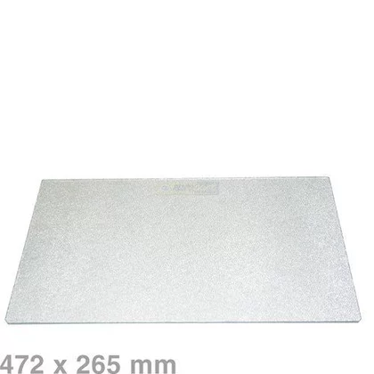 Półki na plastikowe i druciane r Półka szklana nad pojemnik na warzywa do lodówki Whirlpool 475 x 265 mm 481946678402 C00374284