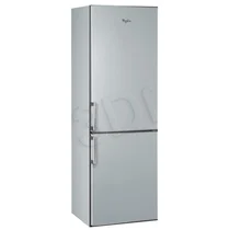 Chłodziarko-zamrażarka wolnostojąca Whirlpool WBE3414 TS Technosteel A+ 595 × 1875 × 640 mm
