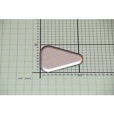 Zaślepka zawiasu górnego L drzwi do chłodziarko-zamrażarki Amica szara (1040949)