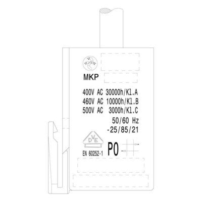 Kondensator sprężarki do lodówki Electrolux 2260417544