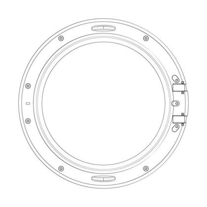 futryna, tył, szary, 460mm