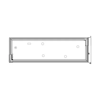 Szklane drzwi chłodziarki Electrolux / AEG inox 590 x 1772 mm 140056872017