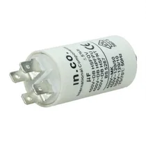 Kondensator rozruchowy pompy myjącej do zmywarki Ariston / Indesit / Hotpoint / Whirlpool 8 uF 400-450 V C00210430 482000036478