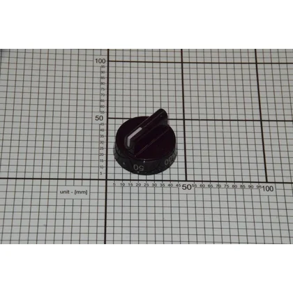 Pokrętło temperatury do piekarnika Amica czarne 50°-250°C 9050625