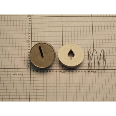 Pokrętło CODE2/09.10439.00 srebrne (9050619)