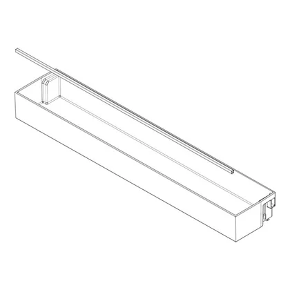 Półki na drzwi różni producenci Półka drzwi do chłodziarki Electrolux / AEG kompletna neutralna 7902 569.3x58mm