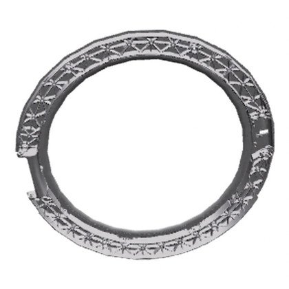 Tylna futryna drzwi pralki Electrolux / AEG biała Ø443,6 mm