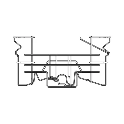 Kosz górny szary do zmywarki Electrolux / AEG 45 cm 1527984114