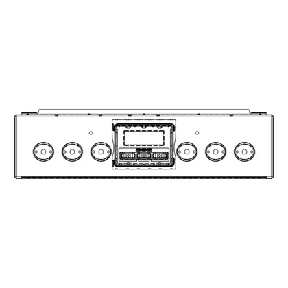 Panel obsługi z ramką wsporczą do kuchenki Electrolux / AEG inox 50 cm 3428328367