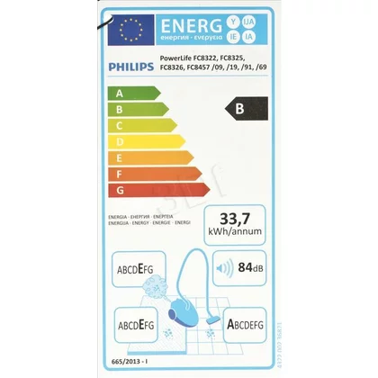 Odkurzacz workowy Philips FC8325/09 750 W szary