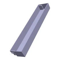 Półki na drzwi różni producenci Półka drzwi do chłodziarki Electrolux / AEG kompletna neutralna 7902 569.3x58mm
