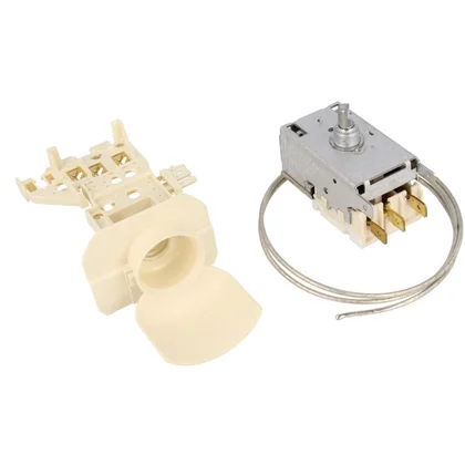 Termostat z oprawą żarówki do lodówki Whirlpool / Indesit / Ariston / Hotpoint K59-S1891-500 484000008626 C00382240