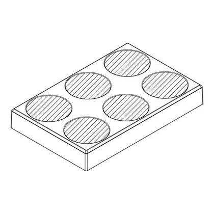 Półki na drzwi różni producenci Pojemnik na jajka do lodówki Electrolux / AEG 7820 143 x 93 mm