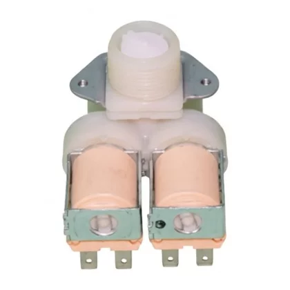 Elementy elektryczne do pralek r Zawór wlotowy do pralki Amica 2 wyjścia 90° 1042268