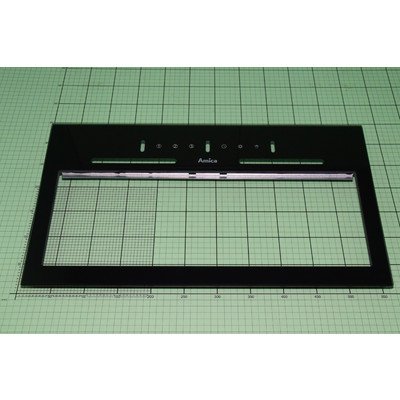 Szyba okapu 550x310x6 czarna Amica (1044394)