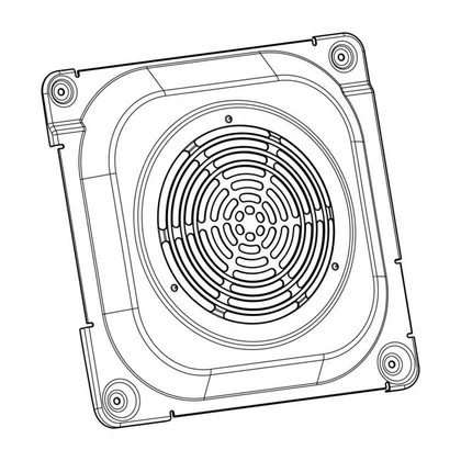 Osłona grzałki konwekcyjnej do piekarnika Electrolux / AEG 3874938016