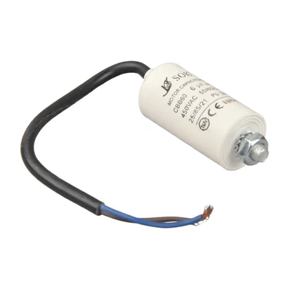 Kondensator do urządzeń AGD Domax 6 uF 450 V z przewodem 27036