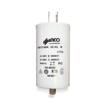 Kondensator do okapu Ariston / Indesit / Hotpoint / Whirlpool 5 µF 475 V C00255895 482000023908