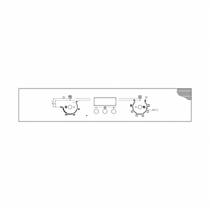 Panel kontrolny do piekarnika i kuchenki Electrolux / AEG stalowy 3539207013